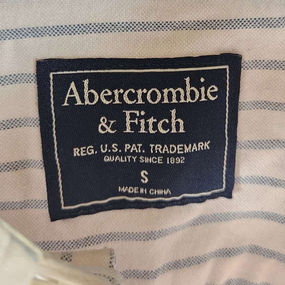 Contemporary Vintage A&F Size S Casual Button Down Shirt | Glam Party Work - Picture 6 of 7